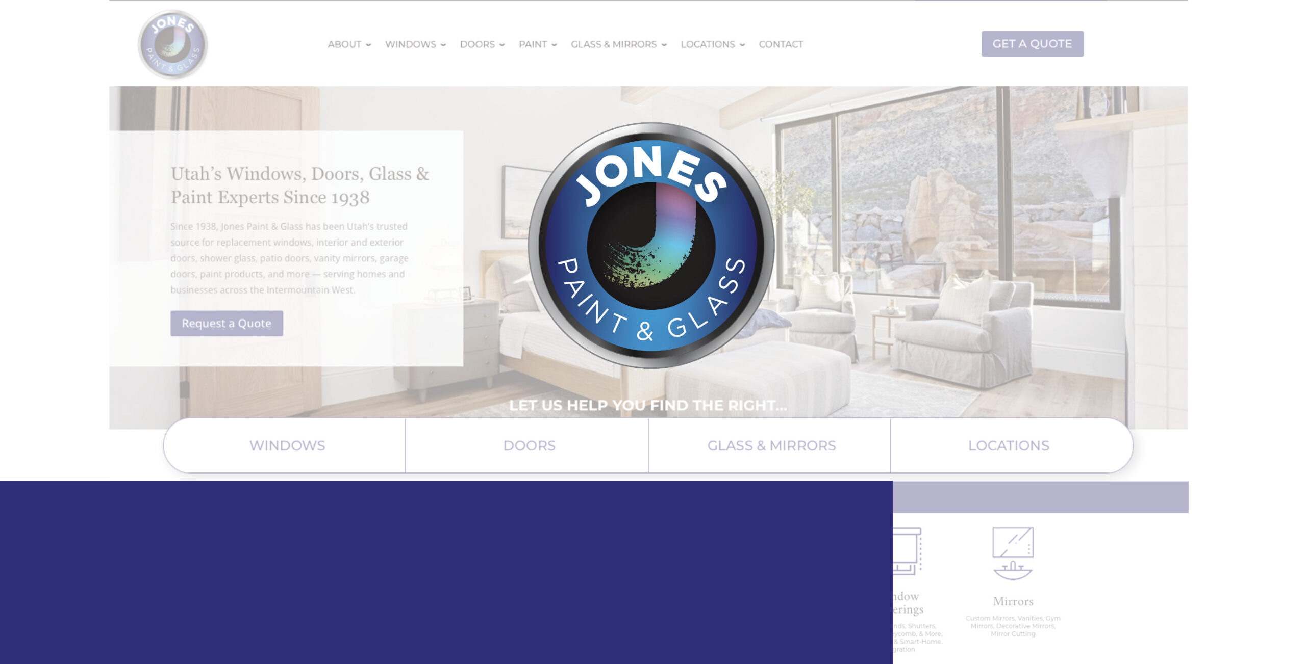 Jones Paint & Glass project